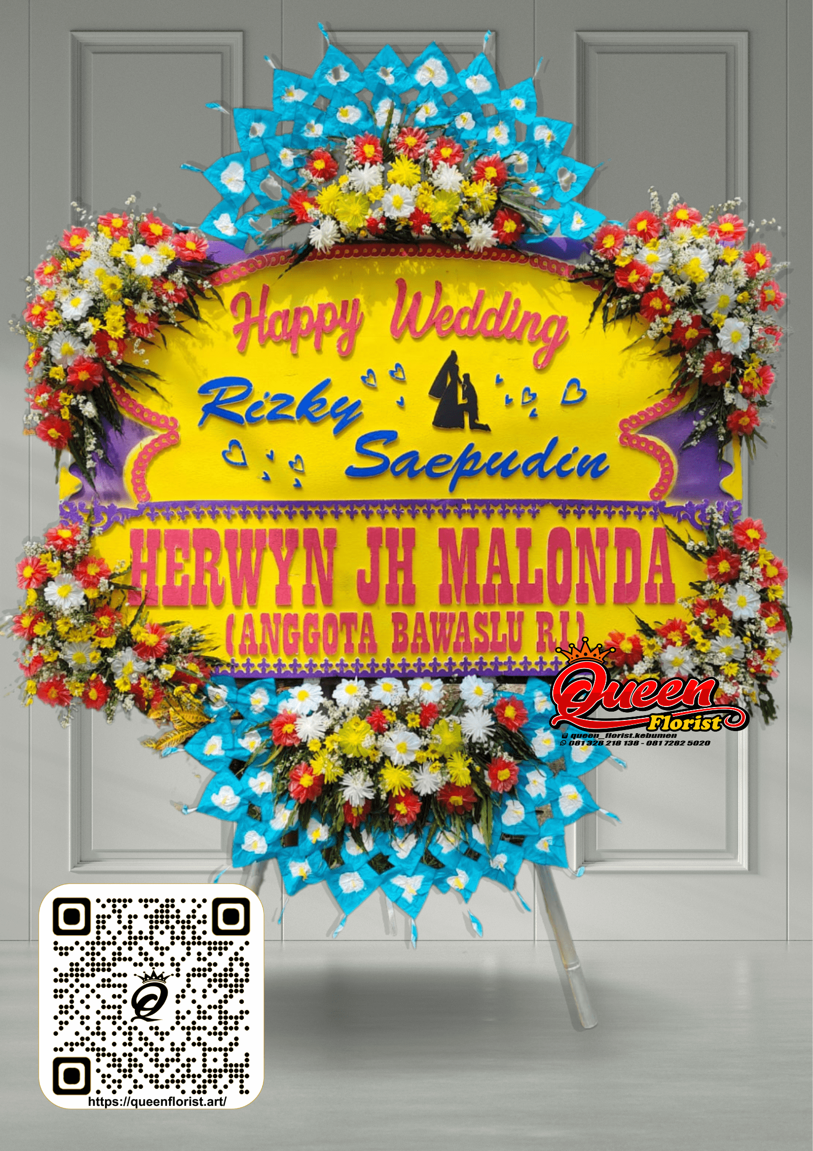 Karangan Bunga Wedding Qf 3